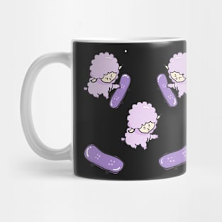 Skateboarding Sheep Mug